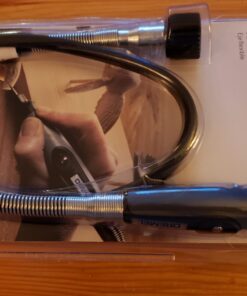 Dremel Flex Shaft Rotary Tool Attachment with Comfort Grip and 36” Long Cable - Engraver, Polisher, and Mini Sander- Ideal for Detail Metal Engraving, Wood Carving, and Jewelry Polishing ,225-02, Grey Shaft attachment 59 71tTBqcSYpL