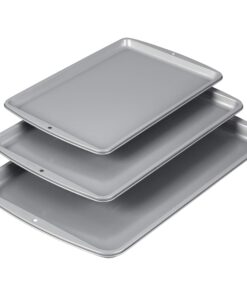 Wilton Recipe Right 3 Piece Cookie Pan Set, Standard Packaging 12 71tTOdKg4ML