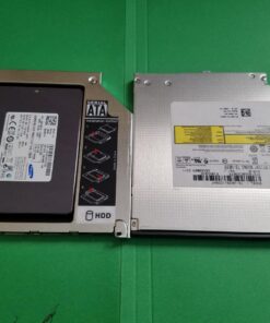 ZXUY Hard Drive SATA 2nd HDD Caddy Tray for Unibody 9.5mm Laptop CD/DVD-ROM Drive Slot (Replacement Only for SSD and HDD) 50 71tTUfBO7jL