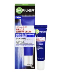 Garnier Ultra-Lift Miracle Sleeping Cream Anti-Age + Anti-Fatigue Eye Cream 0.50 oz 22 71tTlWx x8L