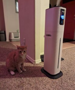 LEVOIT OasisMist 1000S (10L) Smart Humidifier for Home Large Room Bedroom, Last 100 Hours, Cover up to 600ft², Easy Top Fill, Remoter & Voice Control, Auto Mode, 360° Nozzle, Aroma Box, Quiet, White Cool Mist 10L 22 71tU0By3AVL