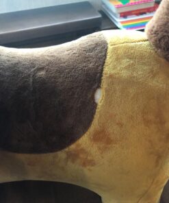 iPlay, iLearn Bouncy Pals Yellow Hopping Horse, Outdoor Ride on Bouncy Animal Play Toys, Inflatable Hopper Plush Covered W/Pump, Birthday Gift for 18 Months 2 3 4 5 Year Old Kids Toddlers Boys Girls Yellow Horse 33 71tWAYWCLeL