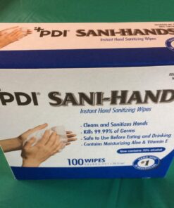 Sani-Hands Instant Hand Sanitizing Wipes - Ethyl Alcohol Wipes with Aloe, Vitamin E, Wrapped for Travel, Home, Outdoor - Individual Packet, 5 in. x 8 in., 100 Wipes, 1 Pack 27 71tWDvC2VL