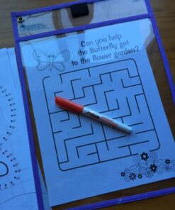 Learning Resources Write and Wipe Pockets, 5 Colorful Classroom Dry Erase Pockets, Ages 3+ 17 71tWhrLoUpL