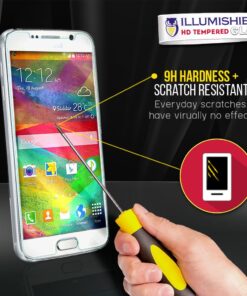 ILLUMISHIELD Glass Screen Protector Compatible with Motorola Moto G4 Plus (2-Pack) Anti-Scrach, Case Friendly and No-Bubble Clear Tempered Glass 10 71tWsZBnfwL