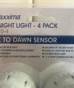 Maxxima MLN-10 LED Night Light with Dusk to Dawn Sensor (Pack of 4) 40 71tXhKnjFgL