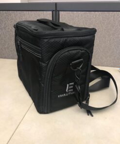 Evolutionize Meal Prep Insulated Lunch Bag - Meal Prep Cooler Bag Patented Lunch Box includes Portion Control Meal Prep Containers + Ice Pack (3 Meal, Black) 3 Meal Black/Black 31 71tYOSuJOgL