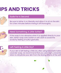 Naturasil 10% Sulfur Lavender Soap Treatment Natural Relief for Acne, Bug Bites, Warts, Folliculitis, Eczema, Itching, Discomfort & Irritation| for Kids & Adults: Face & Body Soap | 4oz Bars (2) 4 Ounce (Pack of 2) 16 71tYZhUrPFL