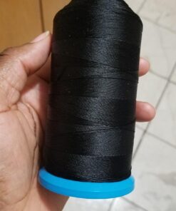 Haobase Black Bonded Nylon Sewing Thread 1500 Yard Size T70 #69 29 71tYvetG25L