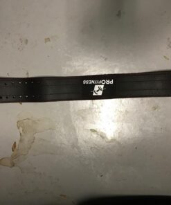 Weight Lifting Belt (5mm Thick) - Leather Weight Lifting Belt for Women & Men - Functional Workout Belt - Gym Belt for Weightlifting, Powerlifting, Squat & Deadlift - Adjustable Weightlifting Belt Black/Red Medium 55 71tZ1Iv9kCL