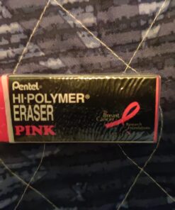 Pentel® Hi-Polymer Erasers, Pink, Pack of 2 2 Pack Large Block Eraser 5 71tZv3o9TwL