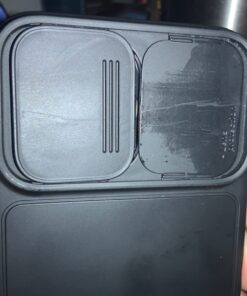 Simtect Designed for iPhone 14 Pro Max Case with Sliding Camera Cover, Shockproof & Mil-Grade Protective Phone Case for iPhone 14 Pro Max 6.7"- Black 1. Space Black 111 71tZvJk4oFL