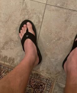 Reef Men's Fanning Flip-Flop 9 Black/Silver 14 71ta6Hfl4ZL