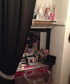 Alternative view of OrangeTag 4" X 10 Yards (30 Feet) Flower Mesh Rhinestone Ribbon Wrap for Wedding, Party, and Events Decoration (Flower Diamond, Silver)