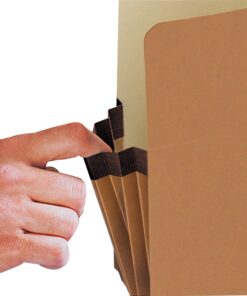 Smead File Pocket, Straight-Cut Tab, 5-1/4" Expansion, Letter Size, Redrope, 50 per Carton (73810) 9 71tb5ijRd9L