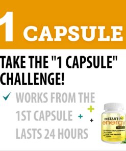 Instant Energy Focus Dietary Supplement, 60 Capsules 60 Count (Pack of 1) 11 71tbcvIFML