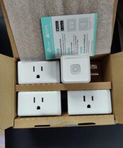 Kasa Smart Plug HS103P4, Smart Home Wi-Fi Outlet Works with Alexa, Echo, Google Home & IFTTT, No Hub Required, Remote Control, 15 Amp, UL Certified, 4-Pack, White Mini 4-Pack 39 71tbogQEDtL