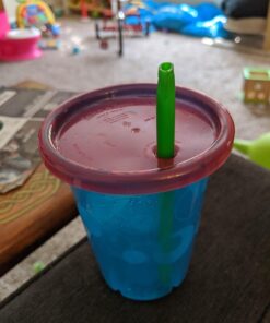 The First Years Take & Toss Straw Cup, Boy, 10 oz, Multicolor, 4 Count Classic Rainbow 4 Count (Pack of 1) 38 71tdpoZg1 L