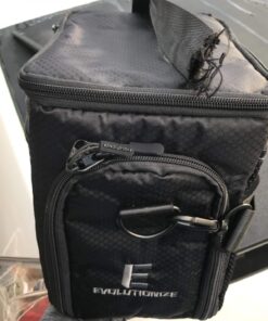 Evolutionize Meal Prep Insulated Lunch Bag - Meal Prep Cooler Bag Patented Lunch Box includes Portion Control Meal Prep Containers + Ice Pack (3 Meal, Black) 3 Meal Black/Black 40 71teo fXpEL