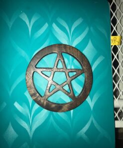 AzureGreen Pentagram Altar Tile 4" (Brown) (Brown) (Black) (Brown) 28 71tf3VhOWL