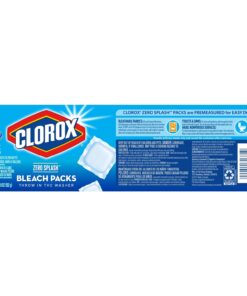 Clorox Zero Splash Bleach Packs - Laundry Pods, 4 Pack 14 71tfGU18fVS