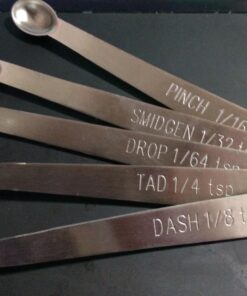 New Star Foodservice 42924 Stainless Steel Measuring Spoons Set, Mini (Mini Spoons) 5-Piece Set 30 71tgLarXdlL