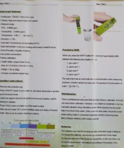 Professional TDS ppm Conductivity Meter - Quick and Easy EC TDS and Temperature Test Pen | 0-9999 ppm with ± 2% Accuracy | Perfect 3-in-1 Tester For Ro Water Aquarium Hydroponics Coffee Pool etc. White 31 71tgbXdlivL