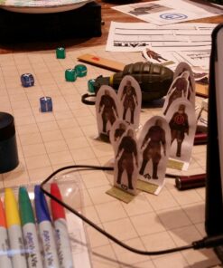 Chessex Role Playing Play Mat: Battlemat Double-Sided Reversible Mat for RPGs and Miniature Figure Games (26 in x 23 1/2 in) Squares/Hexes 45 71tiMDWzUL