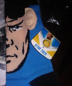 Star Trek Spock with Ears Crew Socks, Blue, Sock Size 10-13, Shoe Size 6-12 23 71tkKw9XzfL