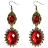 RareLove Lolita Red Rhinestone Teardrop Chandelier Dangle Earrings red teardrop