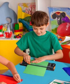 Firbon A4 Paper Cutter 12 Inch Titanium Paper Trimmer Scrapbooking Tool with Automatic Security Safeguard and Side Ruler for Craft Paper, Coupon, Label and Cardstock (Black) 1-black 32 71tm6Kb3R1L