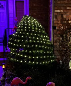 Brightown Solar String Lights, 2 Packs Total 66Ft 200 LED Solar Fairy Lights with 8 Modes, Waterproof Solar Lights for Outside Patio Yard Tree Wedding Christmas(Warm White) 33FT*2Packs Warm White 47 71tmGxIQmZL