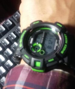 FANMIS Mens Military Multifunction Digital LED Watch Electronic Waterproof Alarm Quartz Sports Watch Green 37 71toAWPWFhL