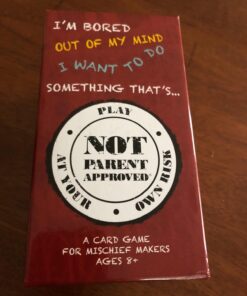 Not Parent Approved - The Hilarious Family Game Night Card Game for Kids, Teens & Tweens, The Perfect Funny Christmas & Birthday Gift for Boys & Girls, Best Fun Family Games for Kids and Adults A. Original Game 40 71toLwwlTCL