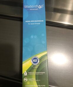 Waterdrop DA29-00020B 𝐍𝐒𝐅 𝟓𝟑&𝟒𝟐 𝐂𝐞𝐫𝐭𝐢𝐟𝐢𝐞𝐝 Refrigerator Water Filter, Replacement for Samsung HAF-CIN/EXP, DA29-00020A/B, DA29-00020B-1, RF263BEAESR, RF28HMEDBSR, RS25J500DSR, 3 Filters 58 71toNbxgpCL