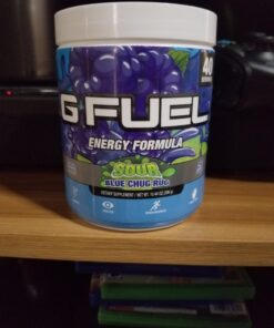 G Fuel Faze Rug Energy Powder, Sugar Free, Clean Caffeine Focus Supplement, Water Mix, Sour Blue Raspberry Flavor, with Focus Amino, Vitamin + Antioxidants Blend - 10.44 oz (40 Servings) 36 71togVwFb8L