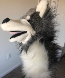 Aurora® Interactive Hand Puppet Wolfgang™ Stuffed Animal - Storytelling Adventures - Playful Learning - Gray 10 Inches 7 71tqcBnhNDL