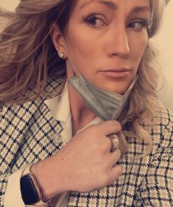 Amazon Collection Platinum or Gold Plated Sterling Silver Halo Earrings set with Asscher Cut Infinite Elements Cubic Zirconia 25 71tqgGaMB3L