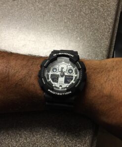 Casio G-Shock GA-100BW-1A White and Black Series Luxury Watch - Black/One Size 55 71tqiSET8iL