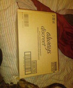 Always Discreet Adult Incontinence & Postpartum Incontinence Underwear for Women, Small/Medium, Maximum Protection, 32 Count (Packaging may vary) S/M 32.0 24 71trPLAYl9L