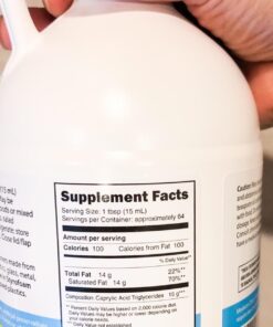LifeSense C8 MCT Oil Keto Friendly - Caprylic Acid Triglycerides Sourced from Coconut Oil, proven in 2022 clinical trial to increase betahydroxybutyrate (BHB), Made in USA by PhD Nutrition, 32 oz 23 71trbkng73L