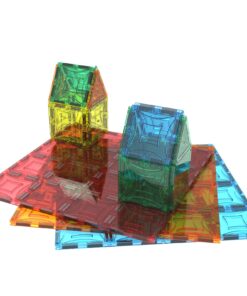 Mag-Genius Magnet Tiles Super Big Magnet Toy Building Toy Board Size of 16 Magnet Tiles 3 Stabilizer 12" X 12" Magnet Plates Compaible with Any Other Brand 16 71ts9WzI22L