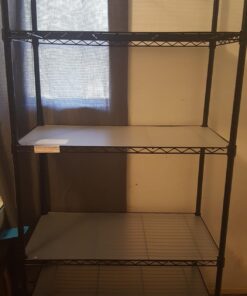 Shelf Liners for Wire Shelf System - Set of 4 in Clear 18 x 36 inch - Plastic Wire Shelving Shelf Mats 18"x36" 4pcs 23 71tsP0DfkQL