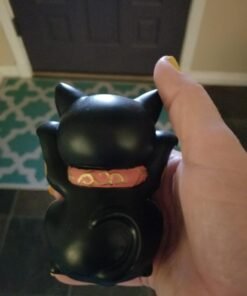 Black Maneki Neko Money Lucky Cat Chinese Japanese Statue 14 71tscjI8L4L