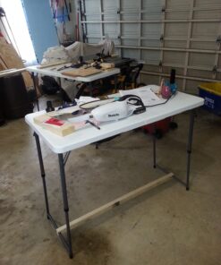 Lifetime Height Adjustable Craft Camping and Utility Folding Table 43 71tt5fhQwdL