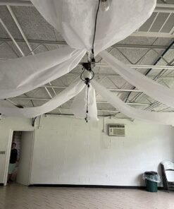 White Gossamer Roll - Drapery Sheer Fabric - Draping Fabric - 1 Gossamer Fabric Roll - 100 FT x 3 FT - Prom Decoration & Wedding Decoration - Wedding Arch Draping Fabric - Party Supplies 18 71tt6PyXQZL