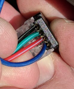 4 Pin LED Connector for Waterproof 5050 LED Strip Light- Strip to Wire Quick Connection (12Pcs 4-Pin Strip to Wire Connectors) 12Pcs 4-Pin Strip to Wire Connectors 16 71ttG1 n9EL