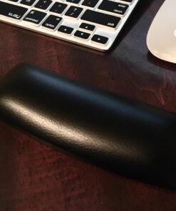 3M Gel Wrist Rest for Mouse, Soothing Gel Comfort with Durable, Easy to Clean Leatherette Cover, Antimicrobial Product Protection, 6.9", Black (WR305LE) 36 71ttLsEmdBL