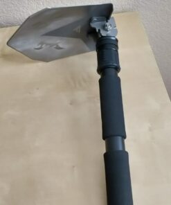 FiveJoy Professional Survival Shovel Multitool - Portable Collapsible Tactical Tool - Entrenching Backpack Equipment for Hiking Camping Car - Gifts for Men Dad Husband (Shovel RS) 24 71ttO2KULuL