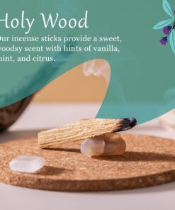 Alternative Imagination Palo Santo Natural Incense Sticks - Holy Wood Incense for Smudge Stick Bundles, Home Energy Cleansing, Spiritual Healing, Meditating, & Stress Relief, Wild Harvested, 6 Pack 22 71tuJVwSw5L